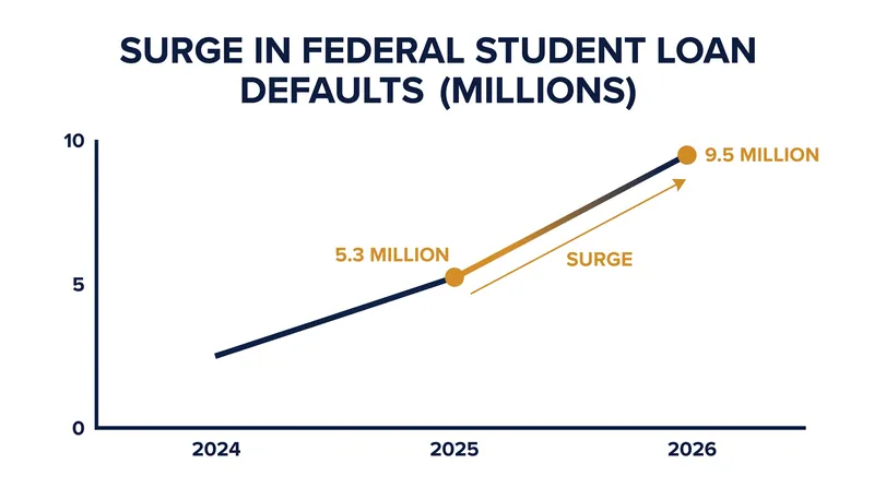 Federal student loan defaults have nearly doubled since the end of the pandemic-era payment pause.