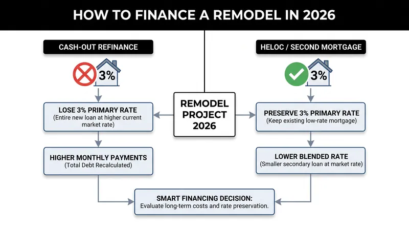 Homeowners are turning to alternative financing to preserve their low primary mortgage rates.