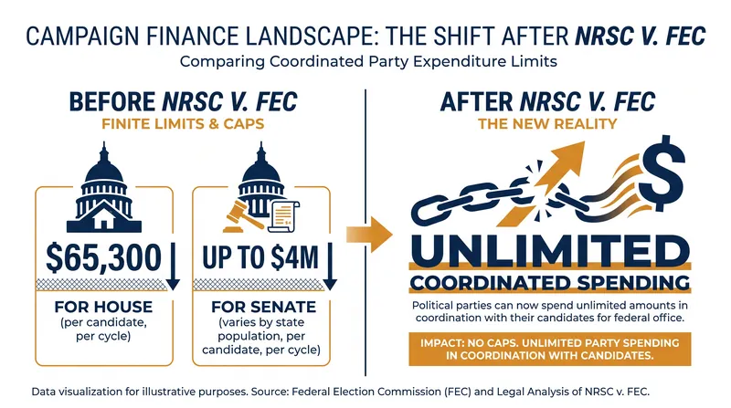 How the Supreme Court ruling changes the financial ceiling for political parties.