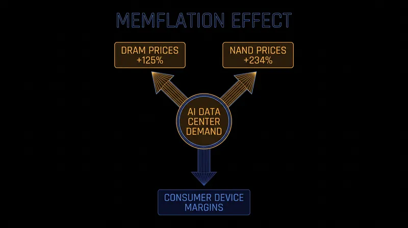 Surging demand for High-Bandwidth Memory is causing severe price inflation across the broader memory market.