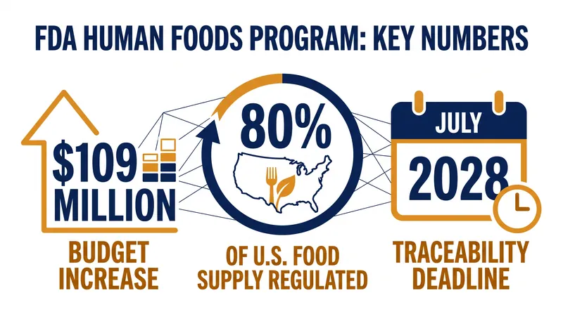 By the numbers: The scale and backing of the new Human Foods Program.