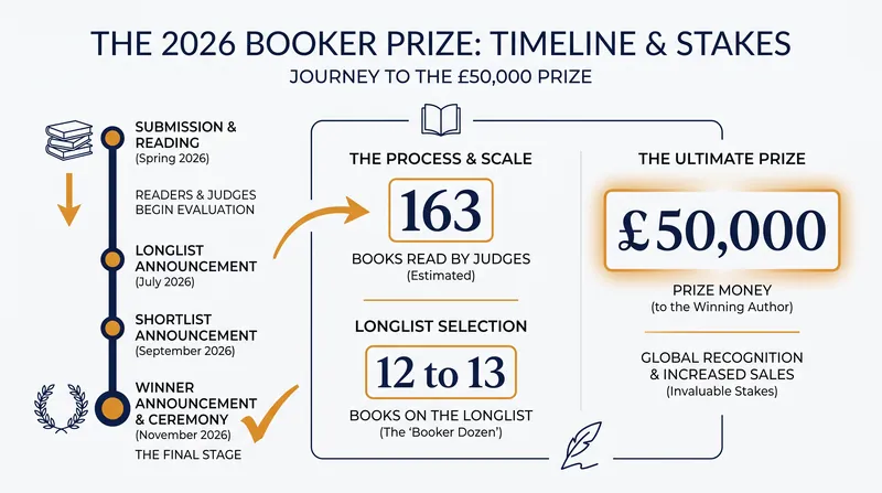 The sheer scale of the 2026 Booker Prize judging process.