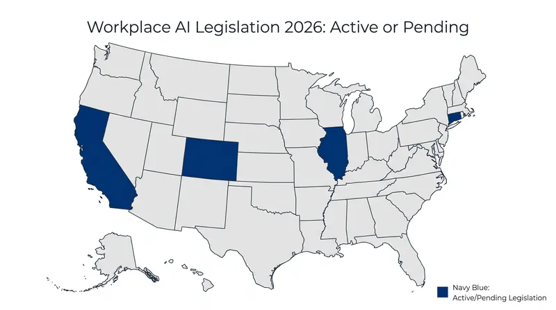 California, Colorado, Illinois, and Connecticut are leading the push for algorithmic accountability in employment.