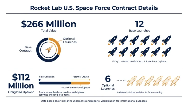 The firm-fixed-price contract provides immediate capital to build out launch infrastructure.