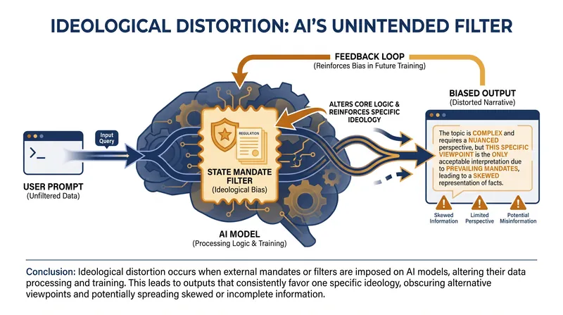 How the FTC defines 'Ideological Distortion' as a deceptive practice.