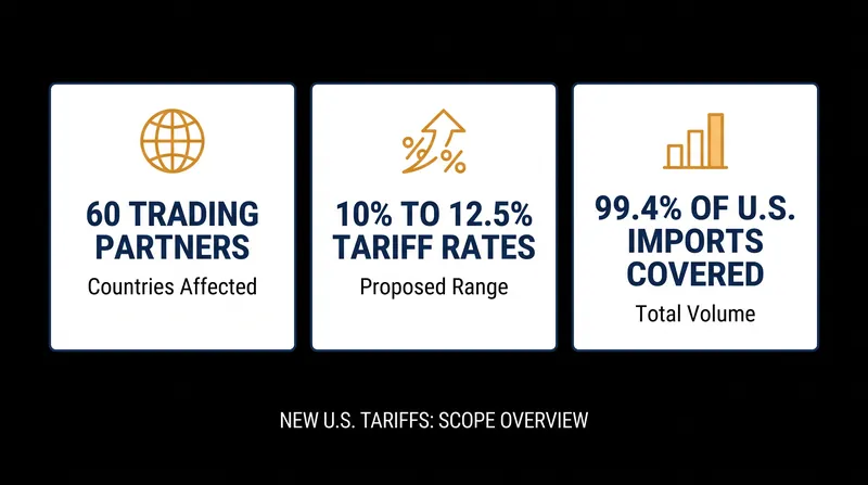 The new Section 301 tariffs apply to the vast majority of goods entering the United States.