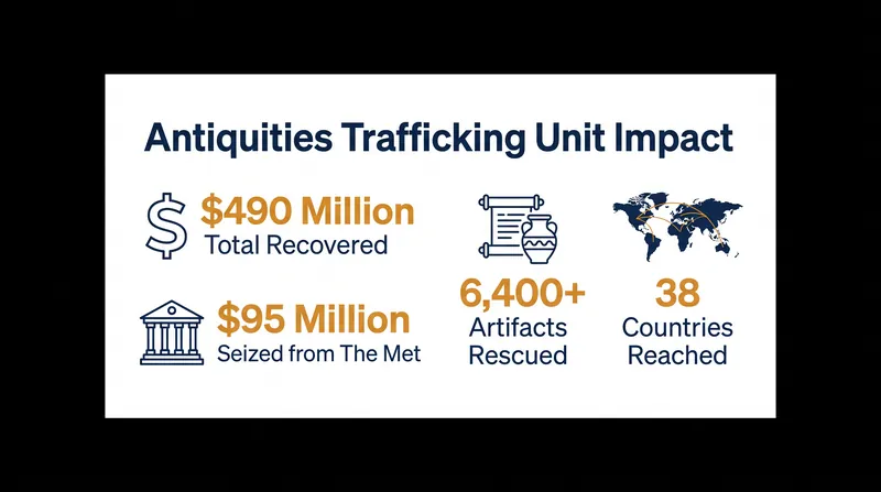The scale of the Manhattan DA's Antiquities Trafficking Unit recoveries.