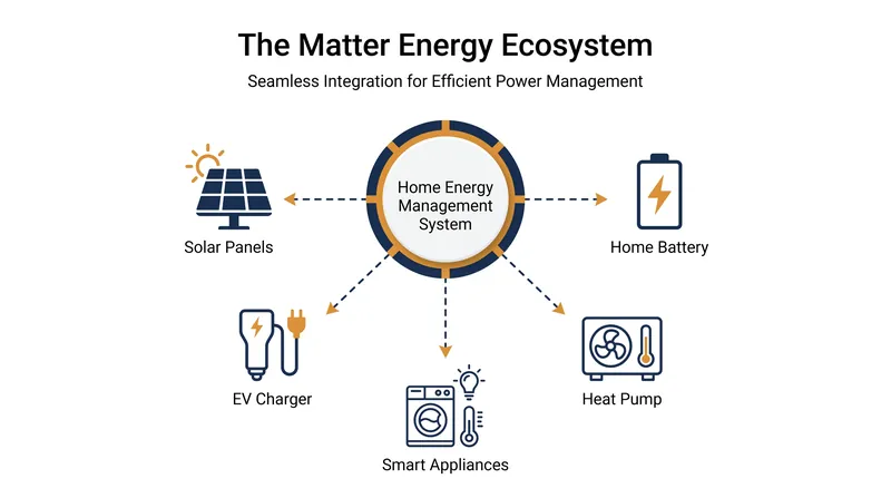 Matter 1.4 and 1.5 introduced native support for heavy household energy consumers.
