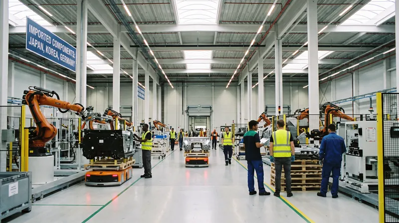 Imported industrial supplies and automotive components remain a major driver of the goods deficit.