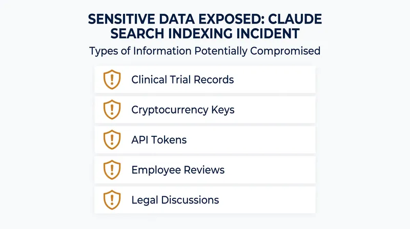 The exposed links contained highly sensitive personal and corporate information.