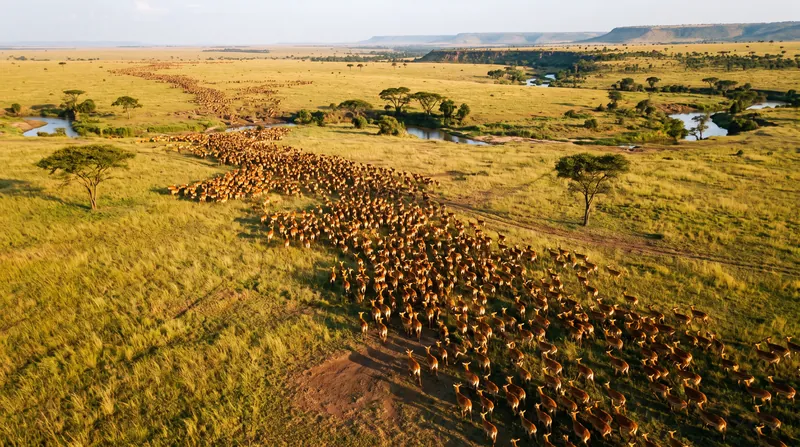 South Sudan's Boma-Badingilo Migratory Landscape hosts one of the world's largest terrestrial mammal migrations.