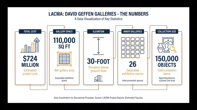 The scale and scope of the David Geffen Galleries.