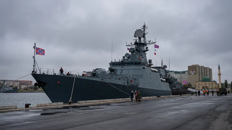 Russia's Caspian Flotilla has previously been used to launch cruise missiles at targets inside Ukraine.
