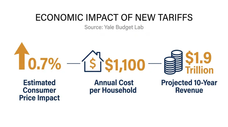 Projected economic impacts of the finalized Section 301 tariff policy.