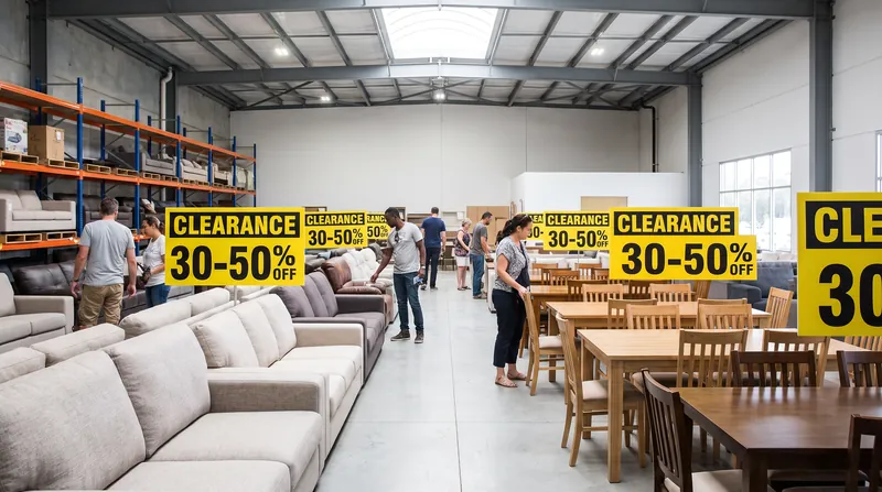 Planned liquidation events offer consumers unprecedented discounts on premium home furnishings.