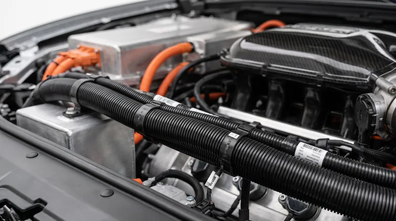 The dealership remedy involves installing additional convolute sheathing and abrasion tape over the vulnerable wiring.