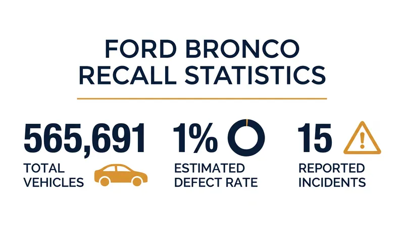While the recall covers over half a million vehicles, Ford estimates only 1% actively contain the defect.