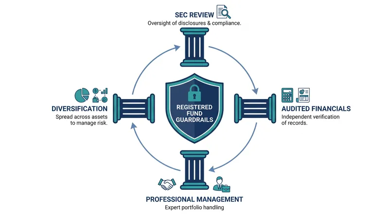 The core protections that make registered funds the SEC committee's preferred vehicle for retail investors.