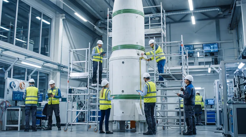 A full-scale modular silo prototype is being constructed in Utah to test new deployment methods.