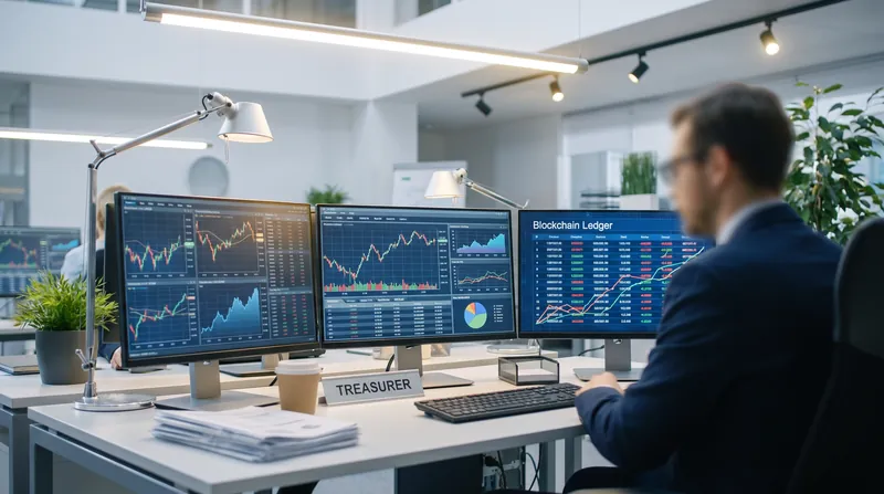 Multinational corporations will be the first to test the new network's programmable treasury features.