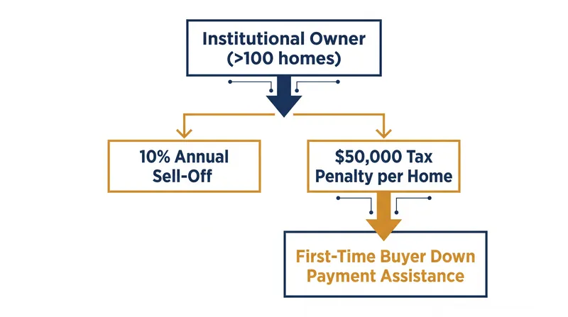 How the new federal legislation forces inventory back onto the market and funds buyer assistance.
