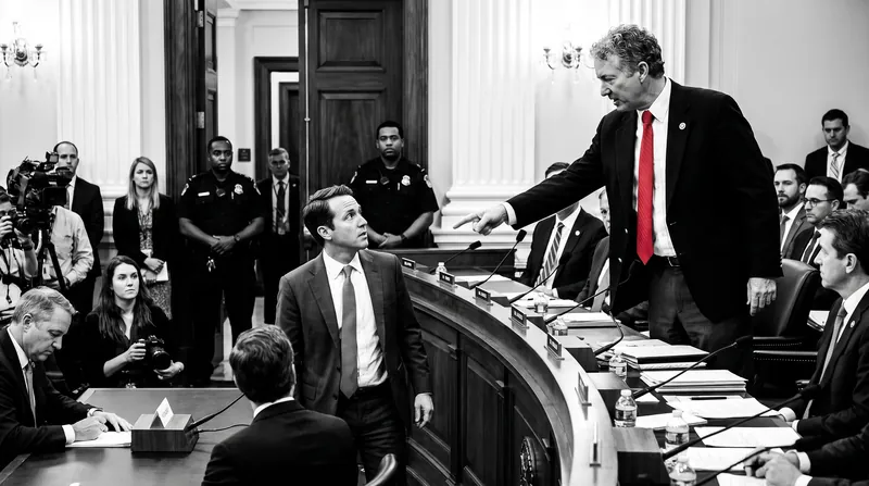 Senator Rand Paul ordered one of Fauci's attorneys ejected from the hearing room after a chaotic exchange.