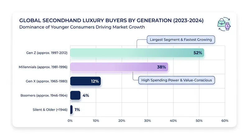 Younger demographics view resale as their default entry point into the luxury ecosystem.