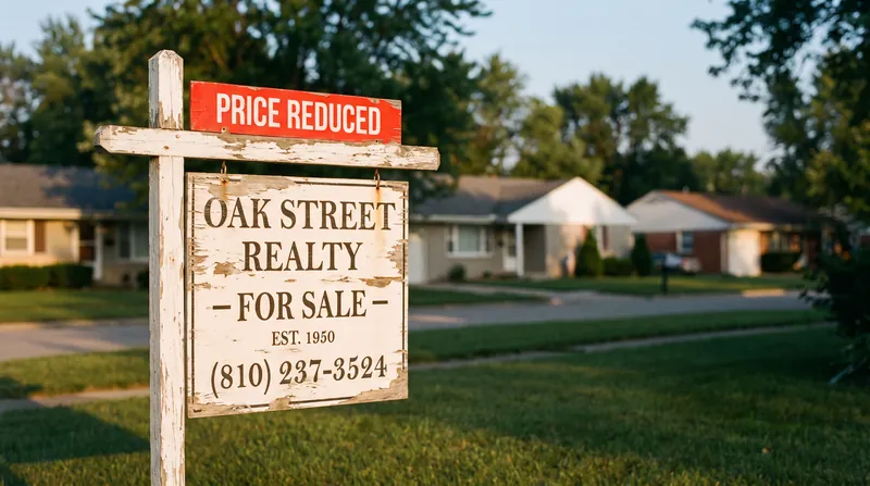 Price reductions have become a common sight in entry-level neighborhoods as inventory piles up.