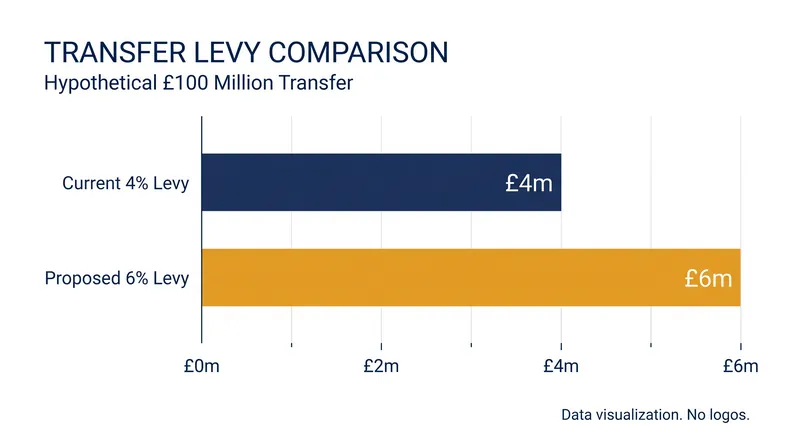 The proposed New Deal would increase the domestic transfer levy by 50%, shifting the financial burden onto the league's biggest spenders.