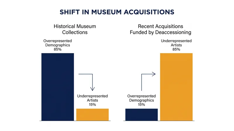 Deaccessioning funds are rapidly accelerating the diversification of museum acquisitions.