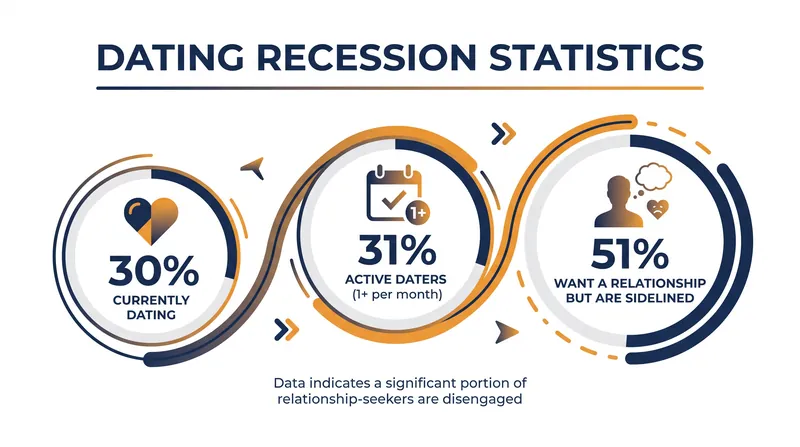 Despite a strong desire for relationships, the vast majority of young adults are sitting out of the dating market.