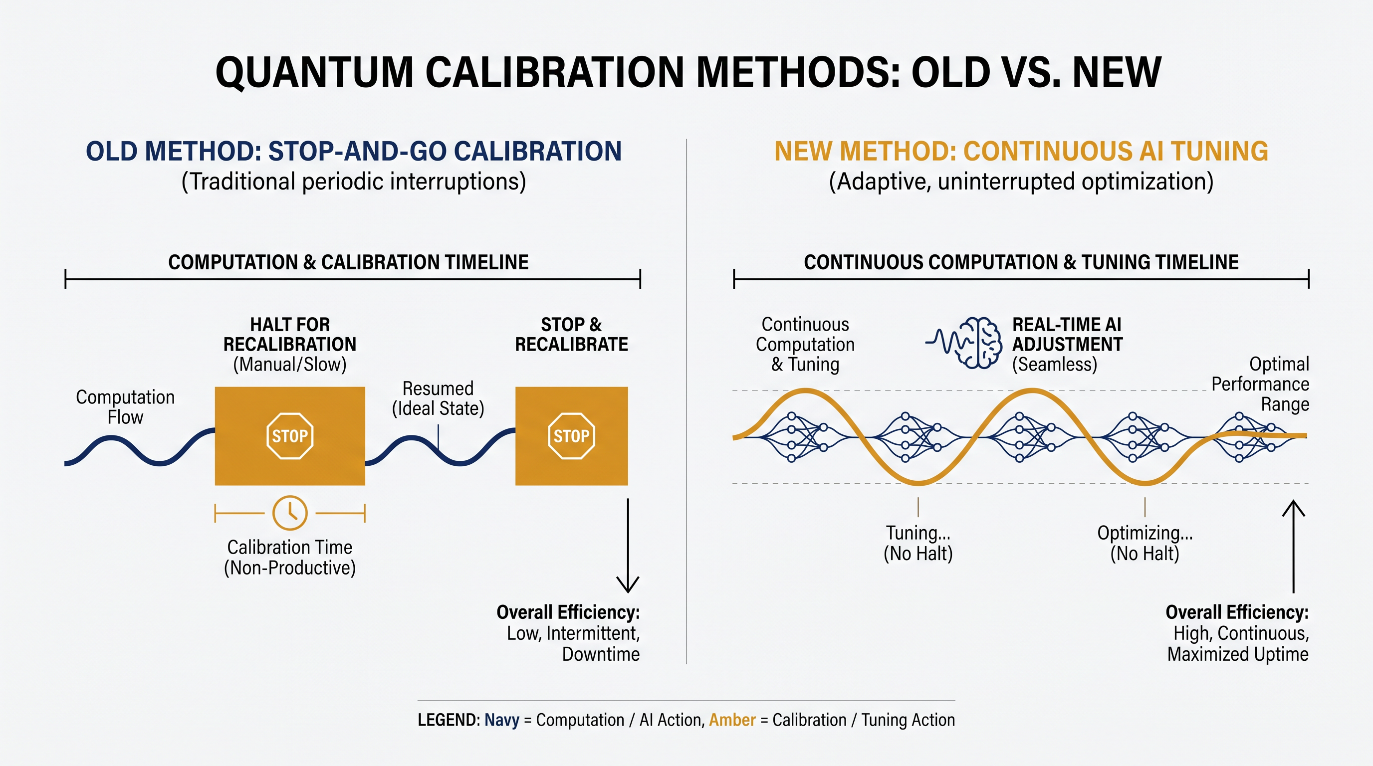 Reinforcement learning allows the quantum processor to adjust its own control parameters without interrupting the calculation.