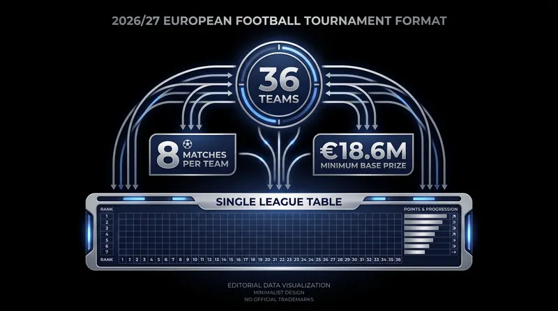 The financial and structural stakes of reaching the 36-team Champions League proper.