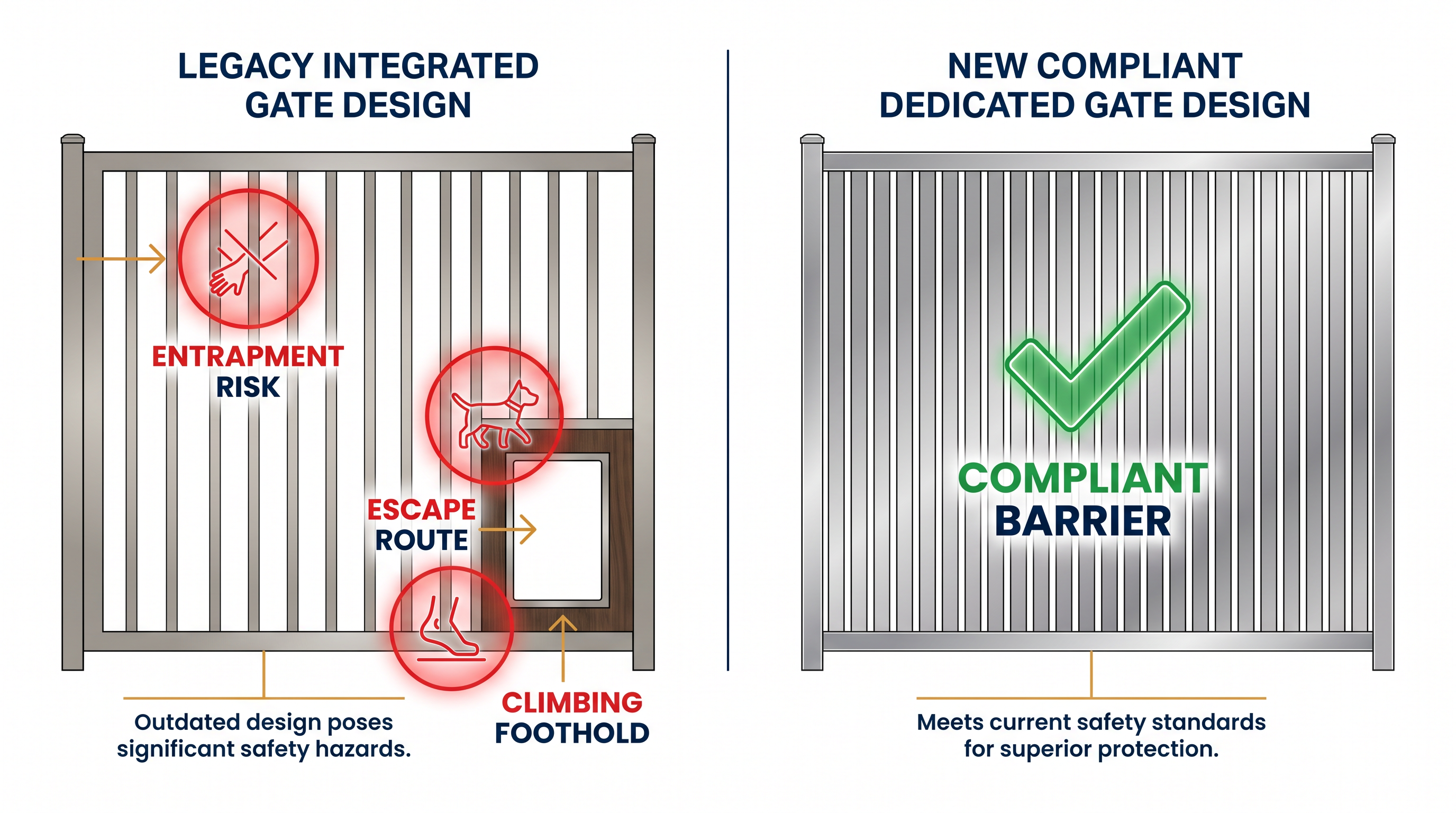 The structural hazards introduced by integrated pet doors prompted the CPSC's regulatory ban.