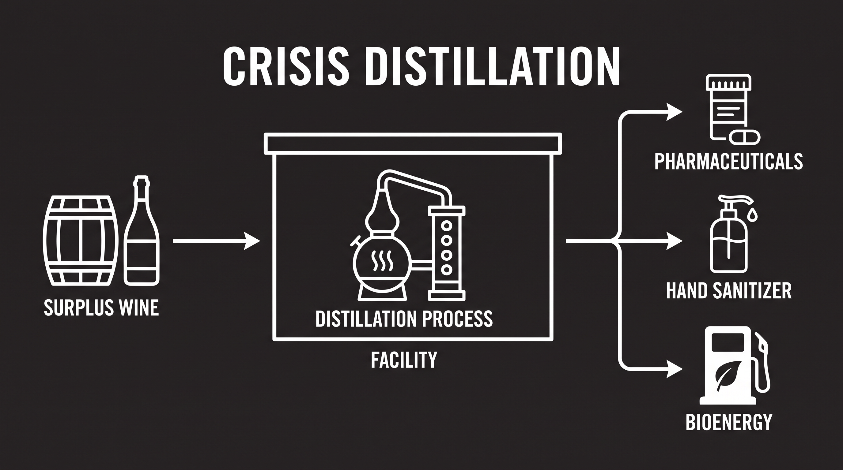 How unsold beverage alcohol is repurposed for the industrial supply chain.