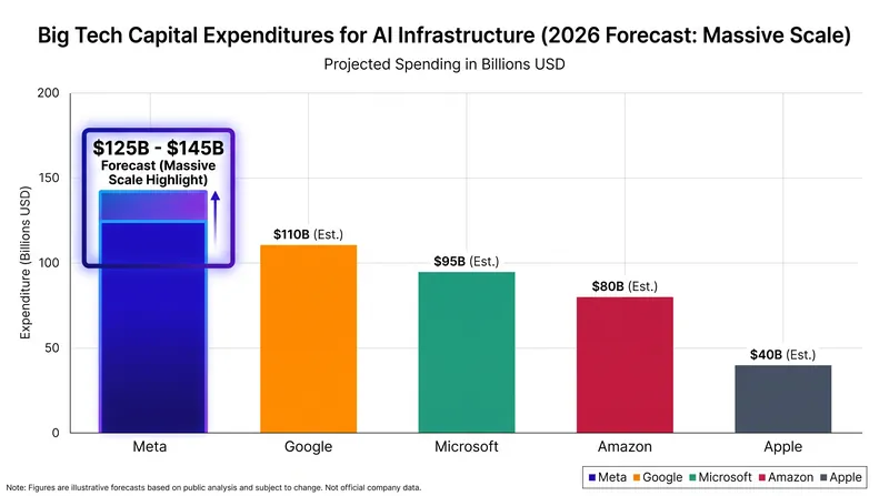 Meta recently raised its capital expenditure forecast to accommodate the massive costs of AI infrastructure.