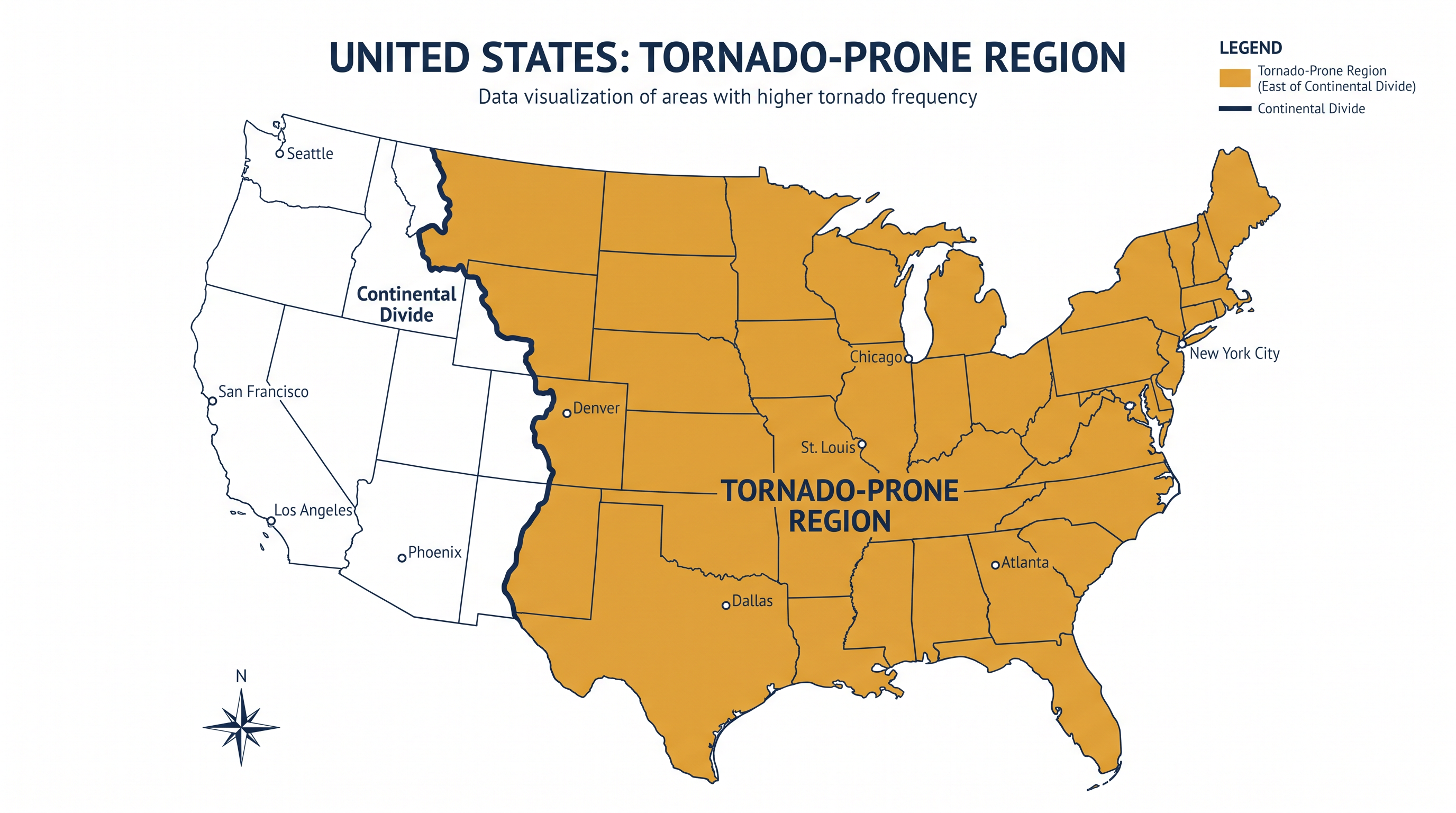 The ASCE 7-22 tornado load provisions apply to high-risk buildings located east of the Continental Divide.