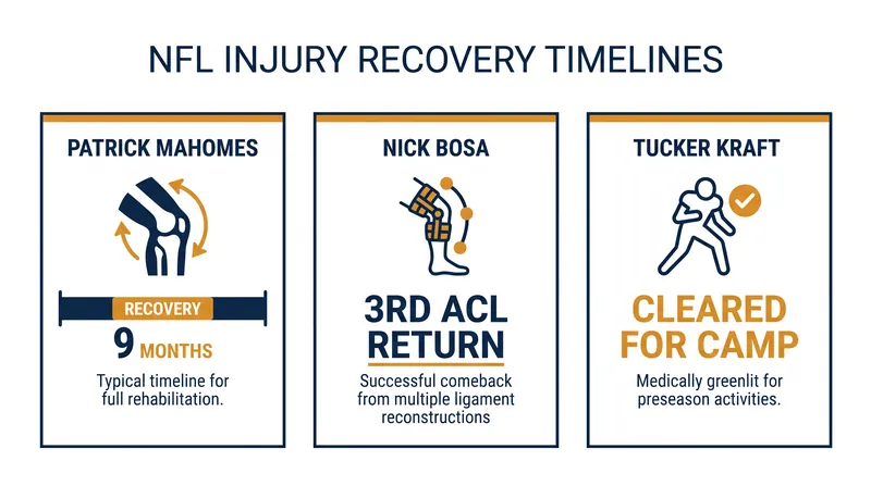 Key NFL stars are defying standard recovery timelines to participate in 2026 training camps.