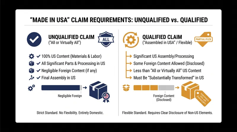 Brands must choose between the strict requirements of an unqualified claim and the flexibility of a qualified claim.