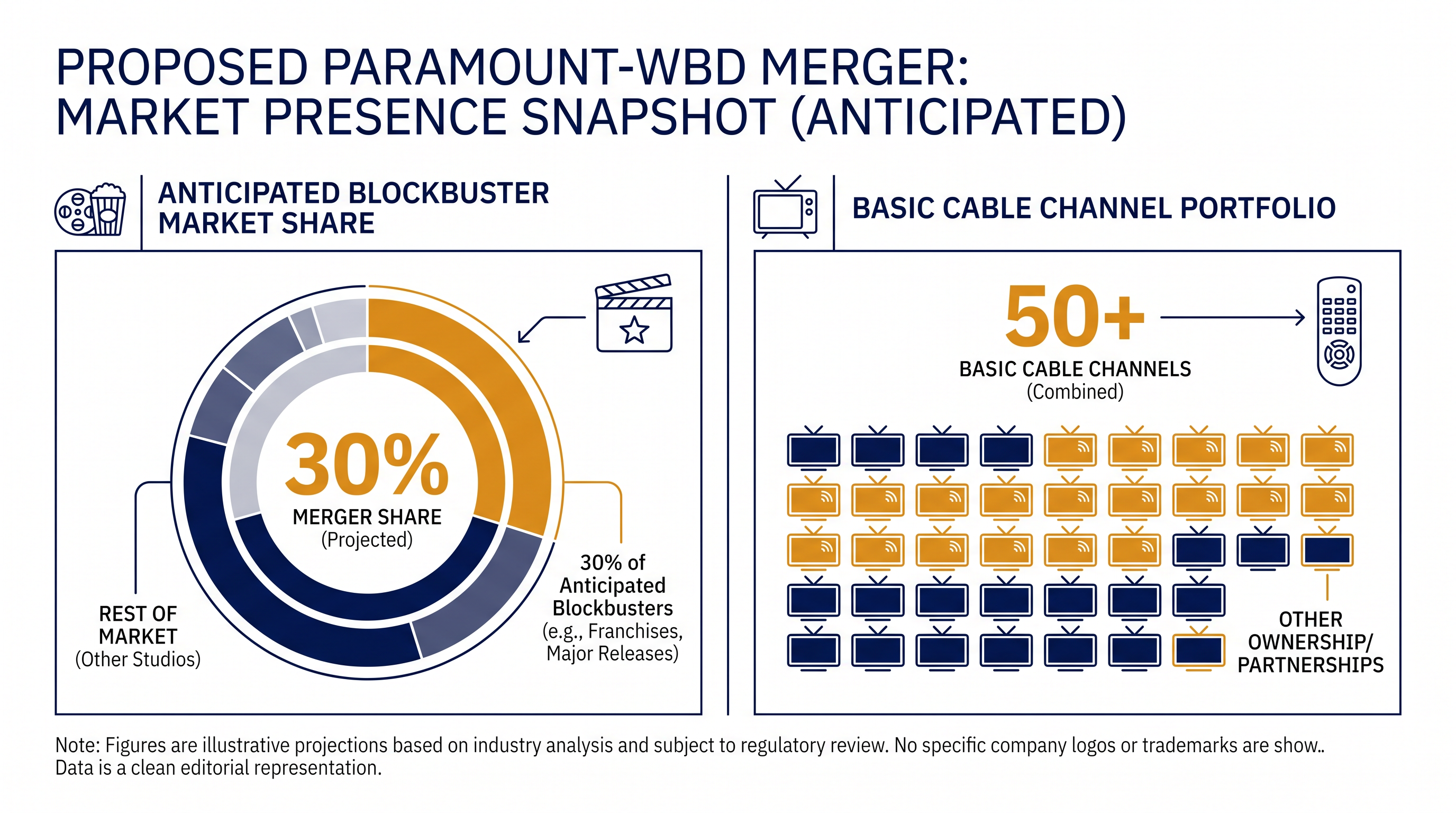 State attorneys general argue the combined entity would control an outsized share of the entertainment market.