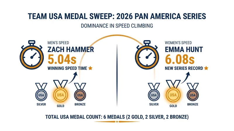 Team USA dominated the four-day event, securing 11 medals across the Boulder, Lead, and Speed disciplines.