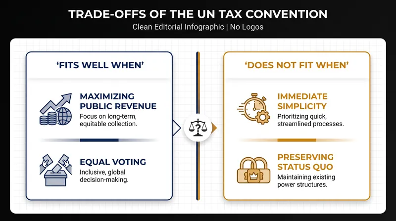 Analyzing the trade-offs of the UN's unitary tax approach.
