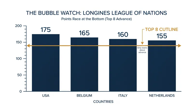 The battle for survival: Italy and the Netherlands must overtake Belgium in St. Tropez to qualify for the Barcelona Final.