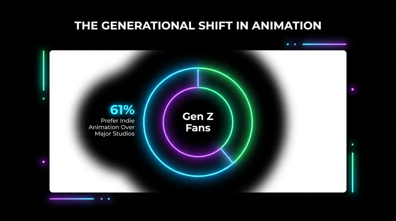A 2026 YouTube report revealed a stark preference for independent creators among younger demographics.