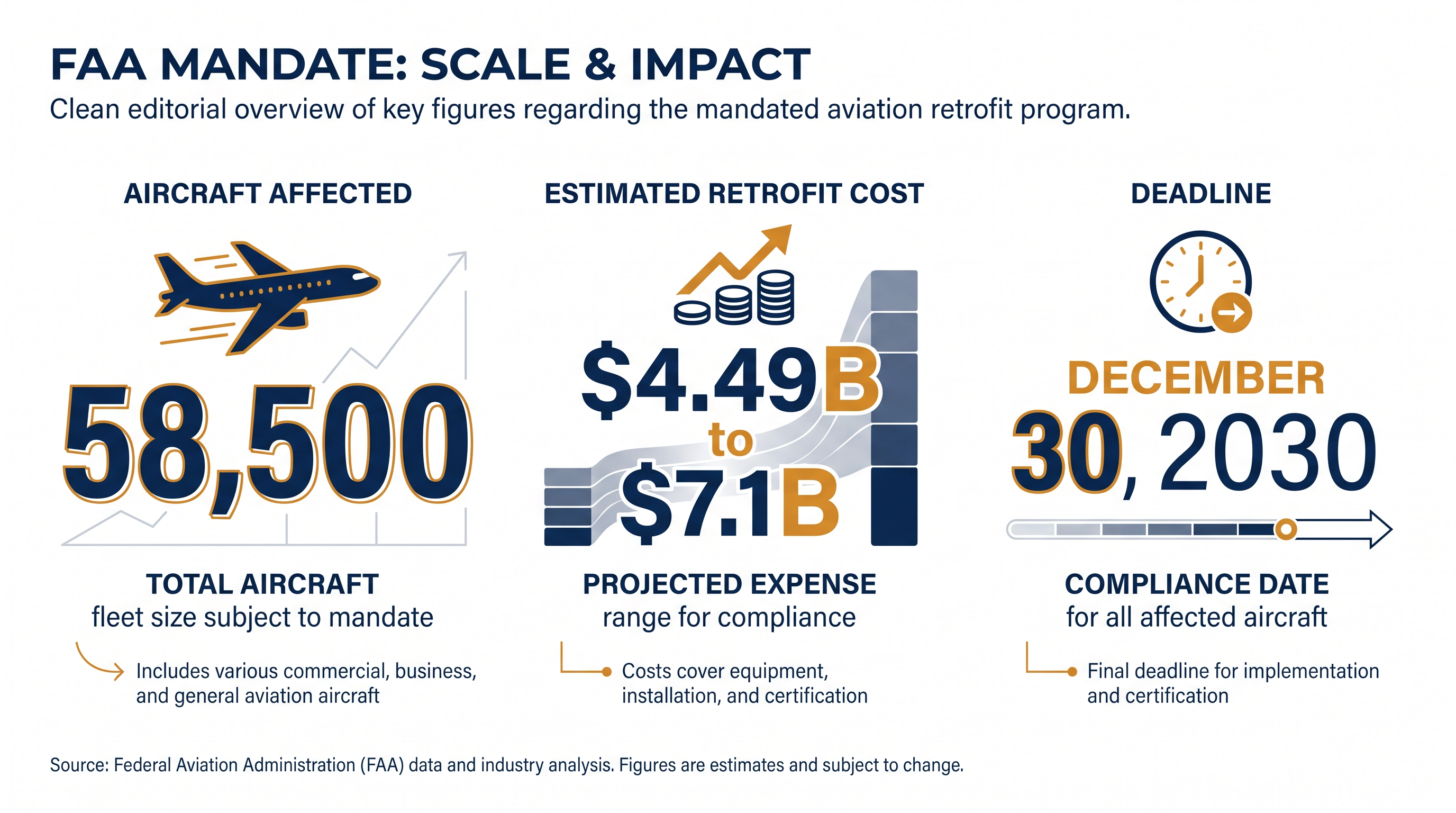 The altimeter retrofit program represents one of the largest avionics upgrades in modern aviation history.