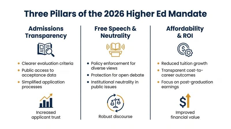 The three core areas universities must address in their year-end compliance plans.