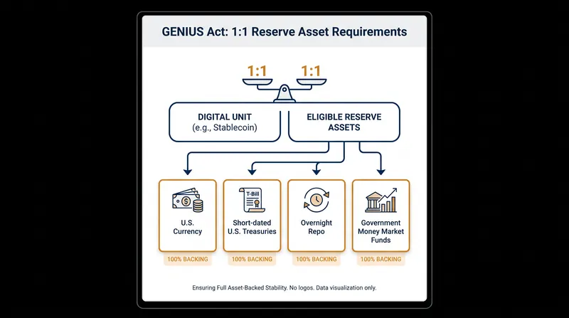 Under the proposed framework, payment stablecoins must be backed one-to-one by highly liquid assets.