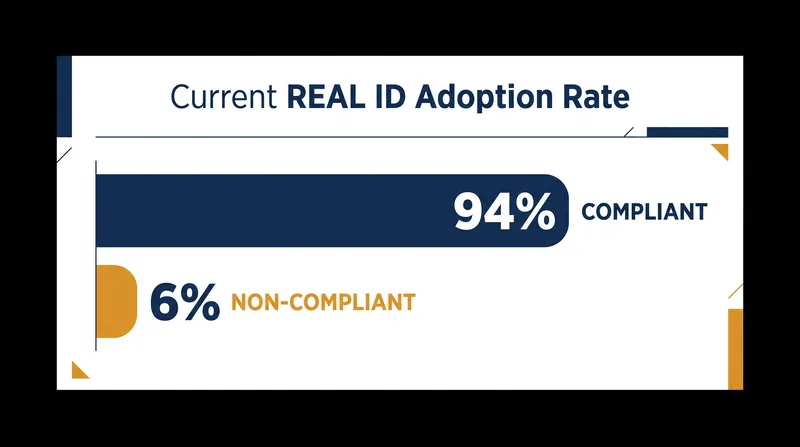 The vast majority of domestic flyers already possess a compliant form of identification.