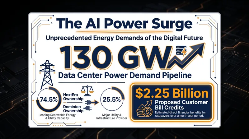The financial and operational scale of the proposed NextEra-Dominion merger.