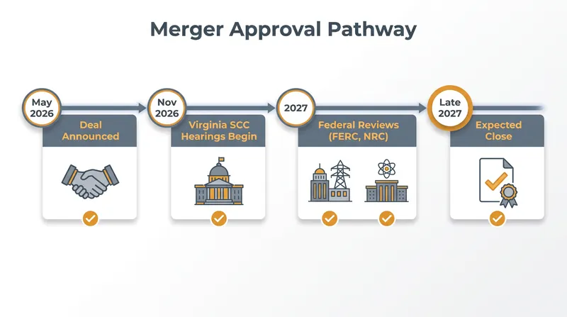 The transaction faces a rigorous 18-month regulatory review process across state and federal agencies.